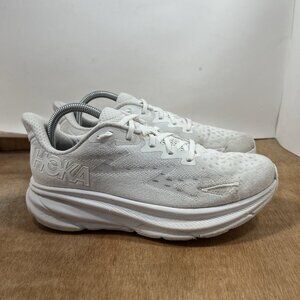 Hoka One One Clifton 9 Women's Size 8.5 B (Medium) Running Shoes White